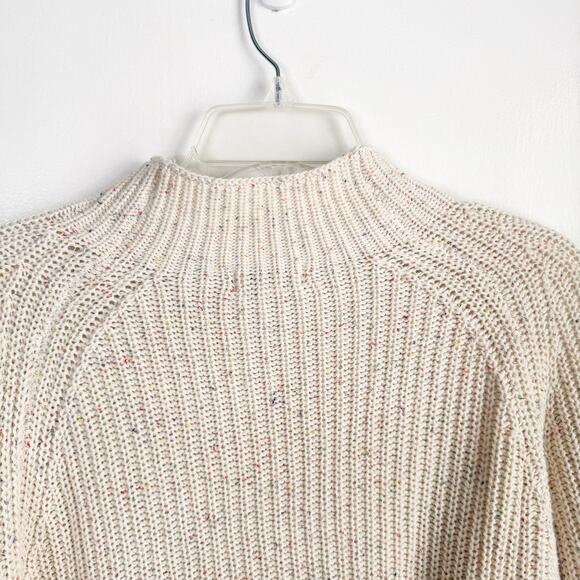 Style & Co Funnel Neck Tightly Knit Confetti Sweater Cotton Feminine Size Large - Picture 12 of 13